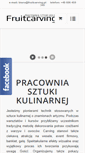 Mobile Screenshot of fruitcarving.pl